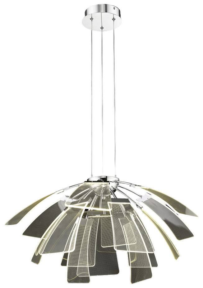 Фото №1  Подвесной светильник WE455.15.103 WERTMARK HALLA светильник подвесной, LED, 15x4W, 3000K