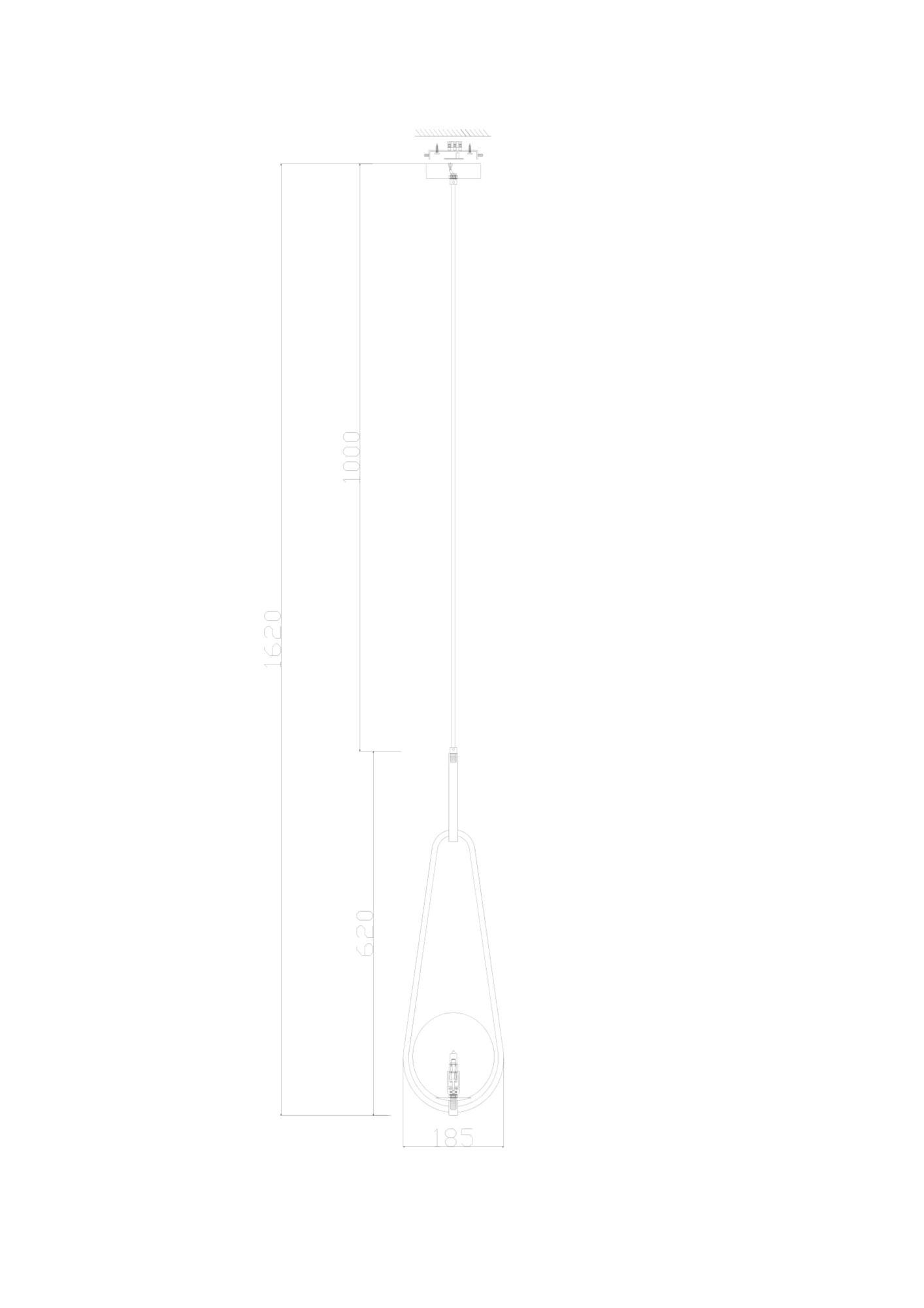 Превью фото №3  Подвесной светильник Подвесной светильник Freya FR5144PL-01TR
