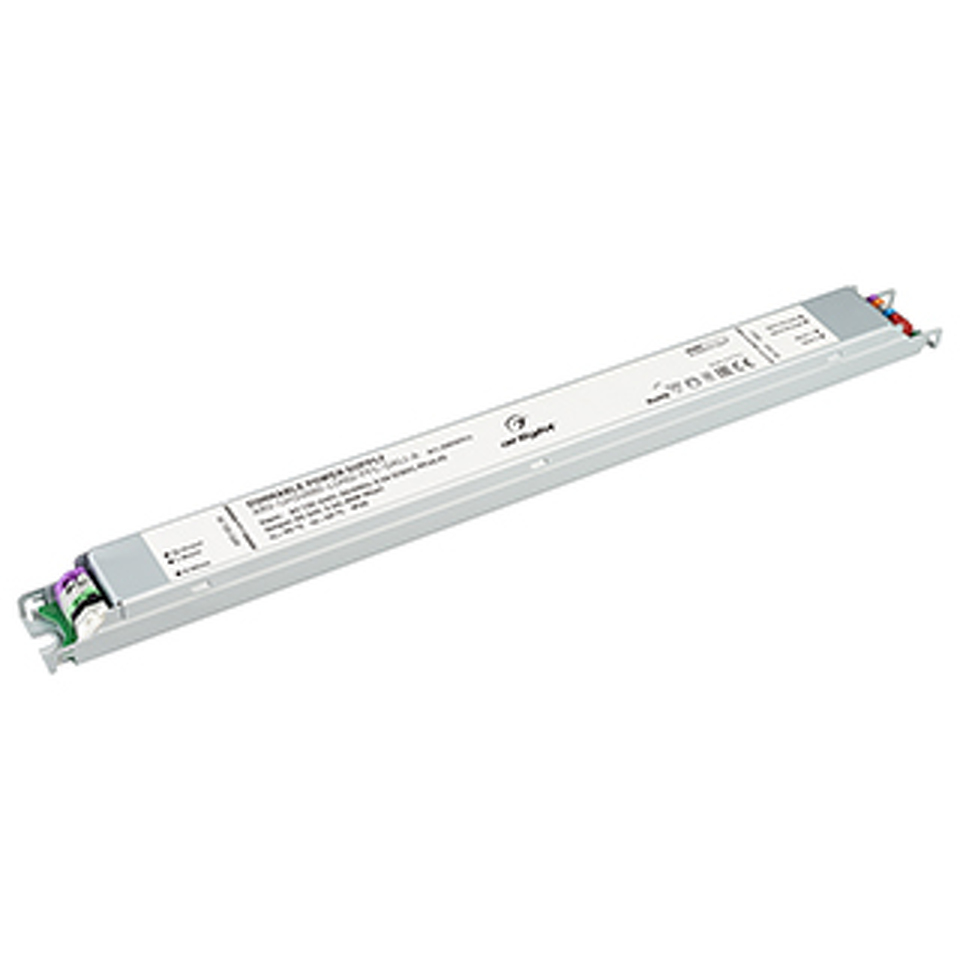 Фото №1  Arlight Блок питания ARV-UH24080-LONG-PFC-DALI-A (24V, 3.4A, 80W) ( IP20 Металл, 7 лет)