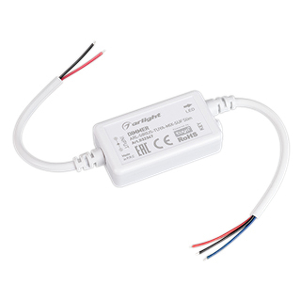 Фото №1  Arlight Диммер ARL-SIRIUS-TUYA-MIX-SUF Slim (12-24V, 2x3A, 2.4G) ( Контроллер)