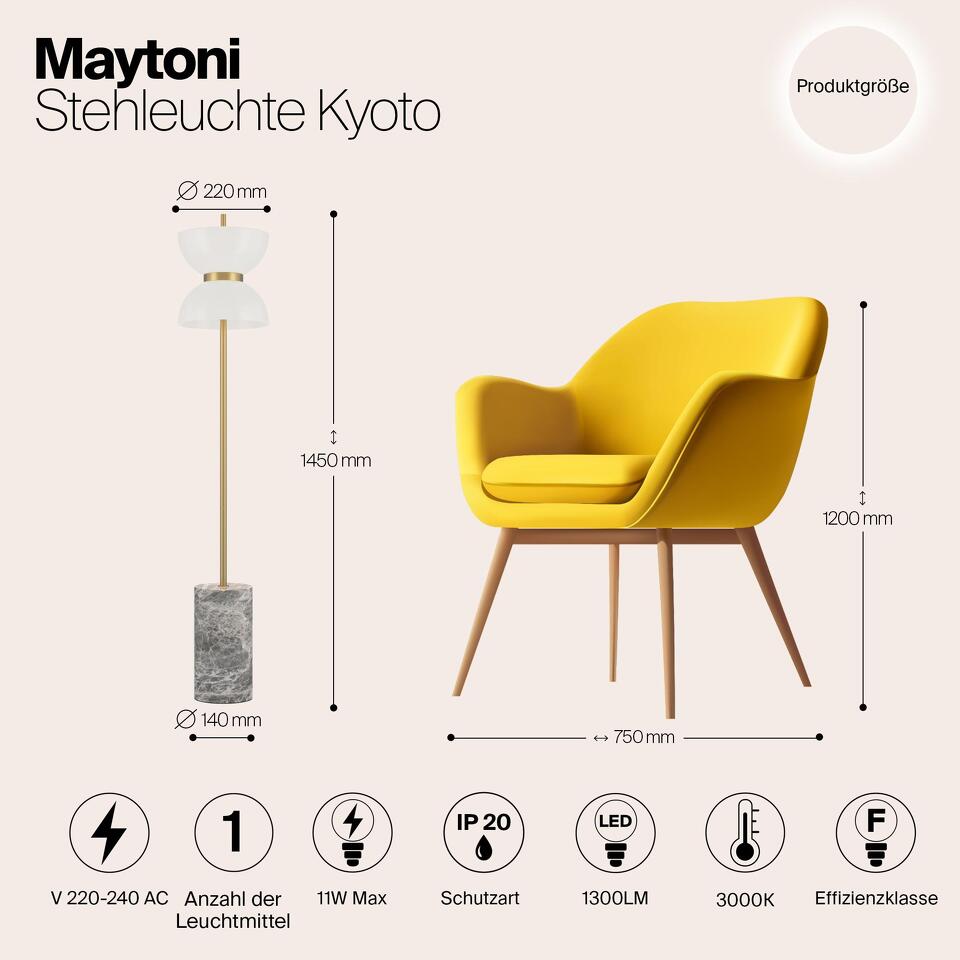 Фото №11  Торшер Напольный светильник (торшер) Maytoni MOD178FL-L11G3K