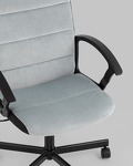 Превью фото №10  Кресло Компьютерное кресло TopChairs ST-TRACER серо-голубой
