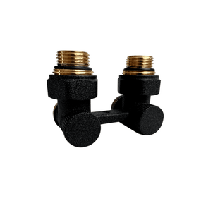 Фото Узел нижнего подключения КЗТО PREMIUM 1/2ʹ х 3/4ʹ Eurokonus, угловой RAL TP26X-M215249005