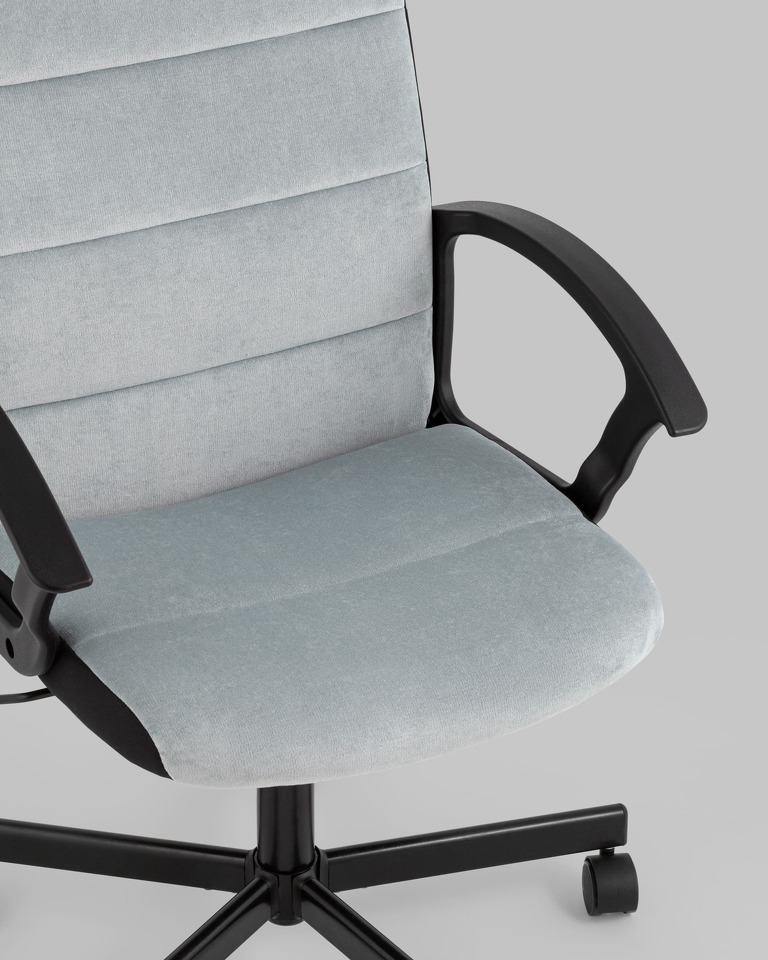 Фото №10  Кресло Компьютерное кресло TopChairs ST-TRACER серо-голубой