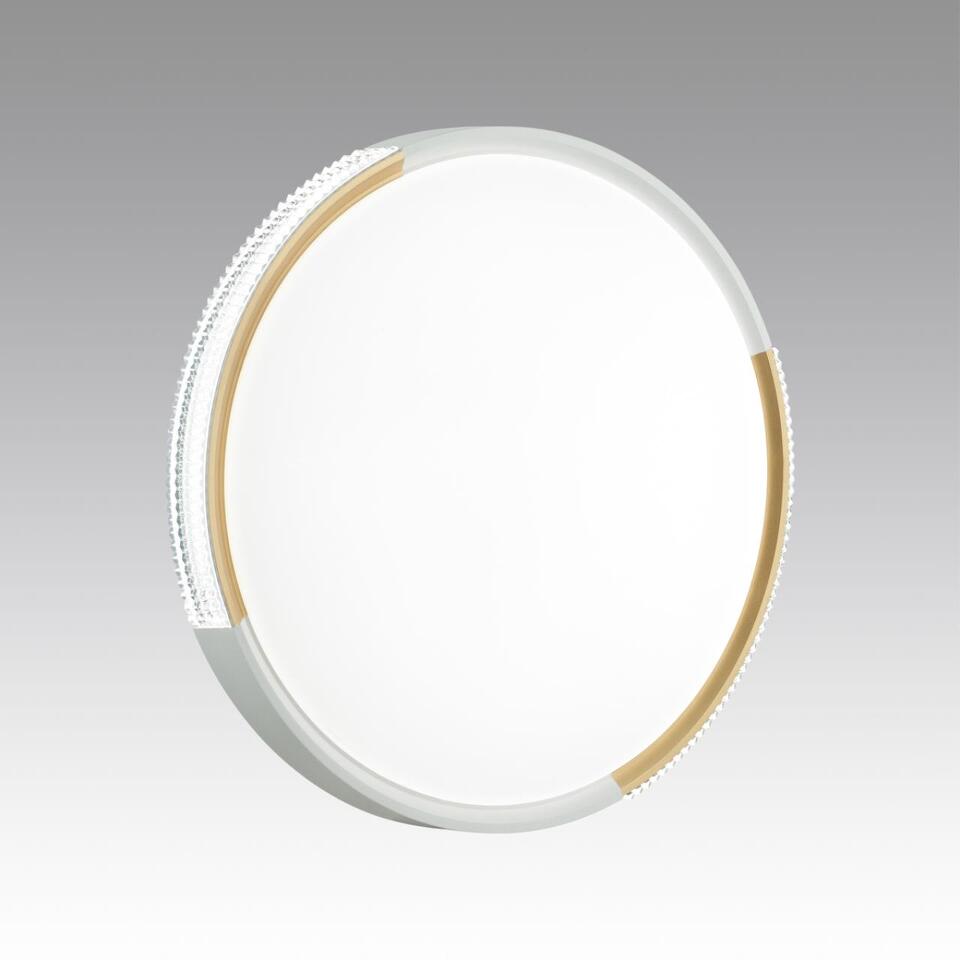 Фото №6  SONEX 7612/ELN PALE SN 184 Светильник пластик/белый/золотистый LED 76Вт 3000/4000/6000K D490 IP43 CCT VELIO