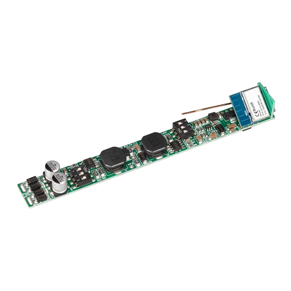 Фото №1  IARL INTELLIGENT ARLIGHT Диммер SMART-CC-202-72-MIX-IN (48V, 2x350-700mA, Track, TUYA Wi-Fi, 2.4G) ( Контроллер)