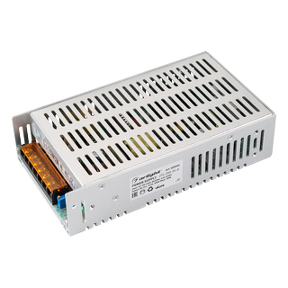 Фото №1  Arlight Блок питания JTS-250-24-A (0-24V, 10.4A, 250W) ( IP20 Сетка, 2 года)