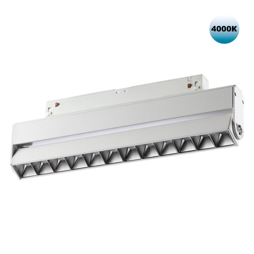 Фото №6  NOVOTECH 358542 SHINO NT21 072 белый Трековый светильник для низковольного шинопровода IP20 LED 4000K 12W 48V FLUM