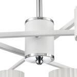 Превью фото №3  Люстра LUMION 8241/6C COMFI LN26 244 белый/хром, металл Люстра потолочная LED GX53 6*7W 220V KARINA