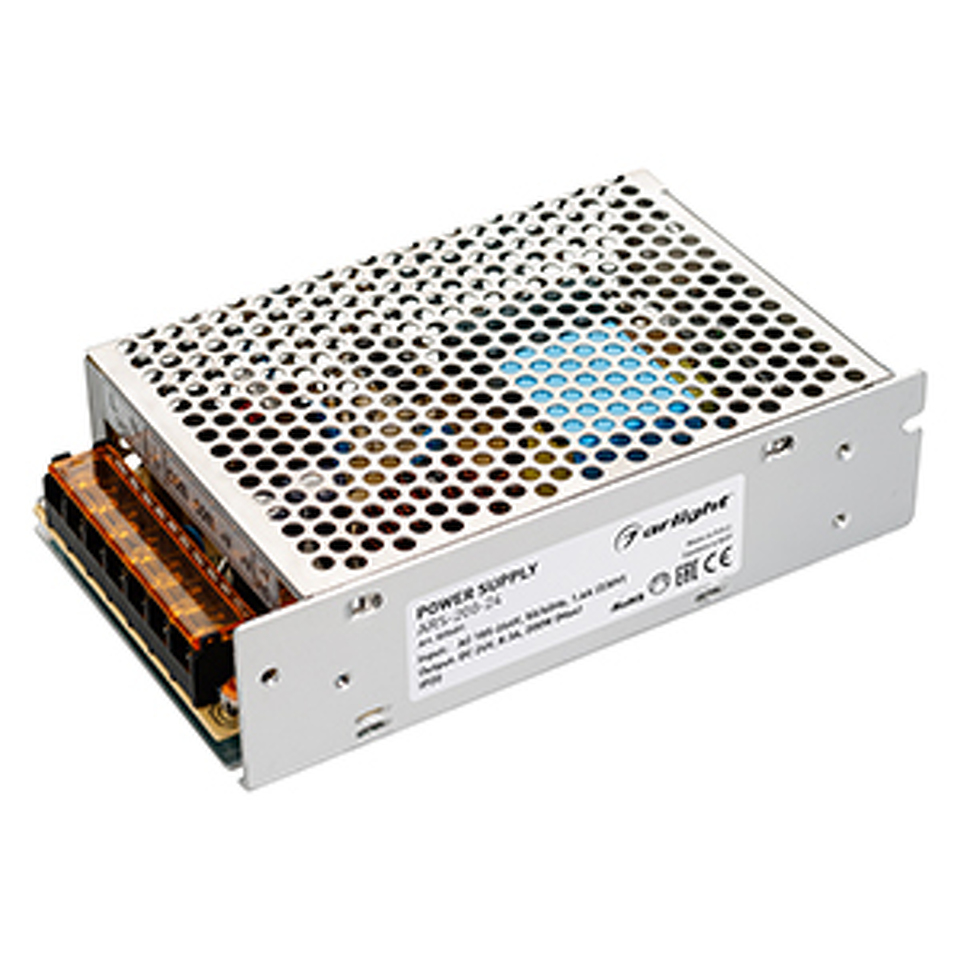 Фото №1  Arlight Блок питания ARS-200-24 (24V, 8.3A, 200W) ( IP20 Сетка, 2 года)