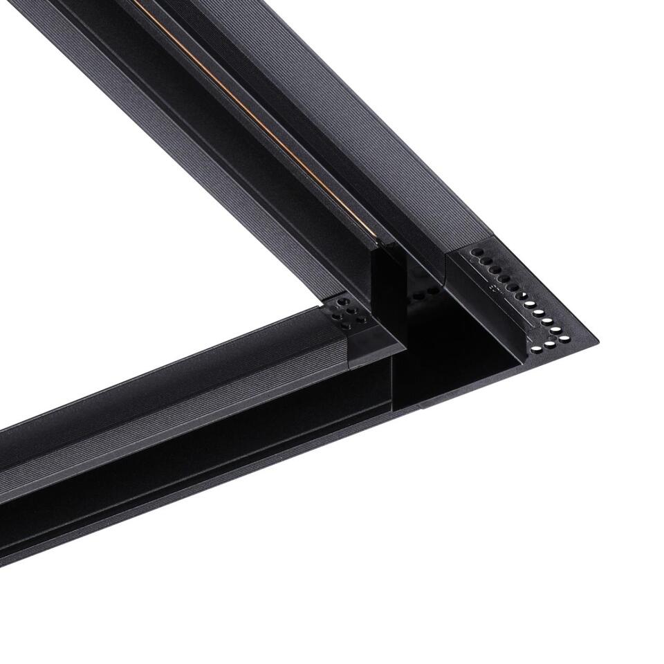Фото №3  NOVOTECH 135280 SHINO NT24 174 черный Соединитель «L» токопроводящий для шинопровода в ГКЛ (для арт.135197; 135199) IP20 48V SMAL