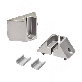 Фото Eureka SLIM держатель для штанги, компл. из двух держателей, серебро (SL3529)