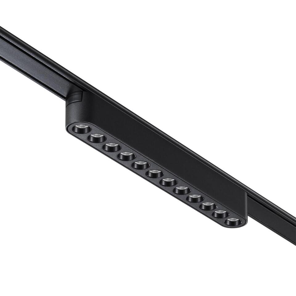 Фото №6  NOVOTECH 359242 SHINO NT23 179 черный Трековый светильник для низковольтного шинопровода IP20 LED 12W 48V 1140Лм 3000К SMAL