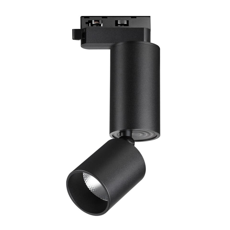Фото №10  NOVOTECH 359321 PORT NT24 210 черный Светильник трековый однофазный трехжильный IP20 LED 10W 85-265V 3000K 1100Лм TUBO