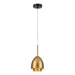 Превью фото №6  Подвесной светильник LUMION 8001/1A MODERNI LN26 316 черный/античное золото металл/металл Подвес Е14 40W 220V AVRORA