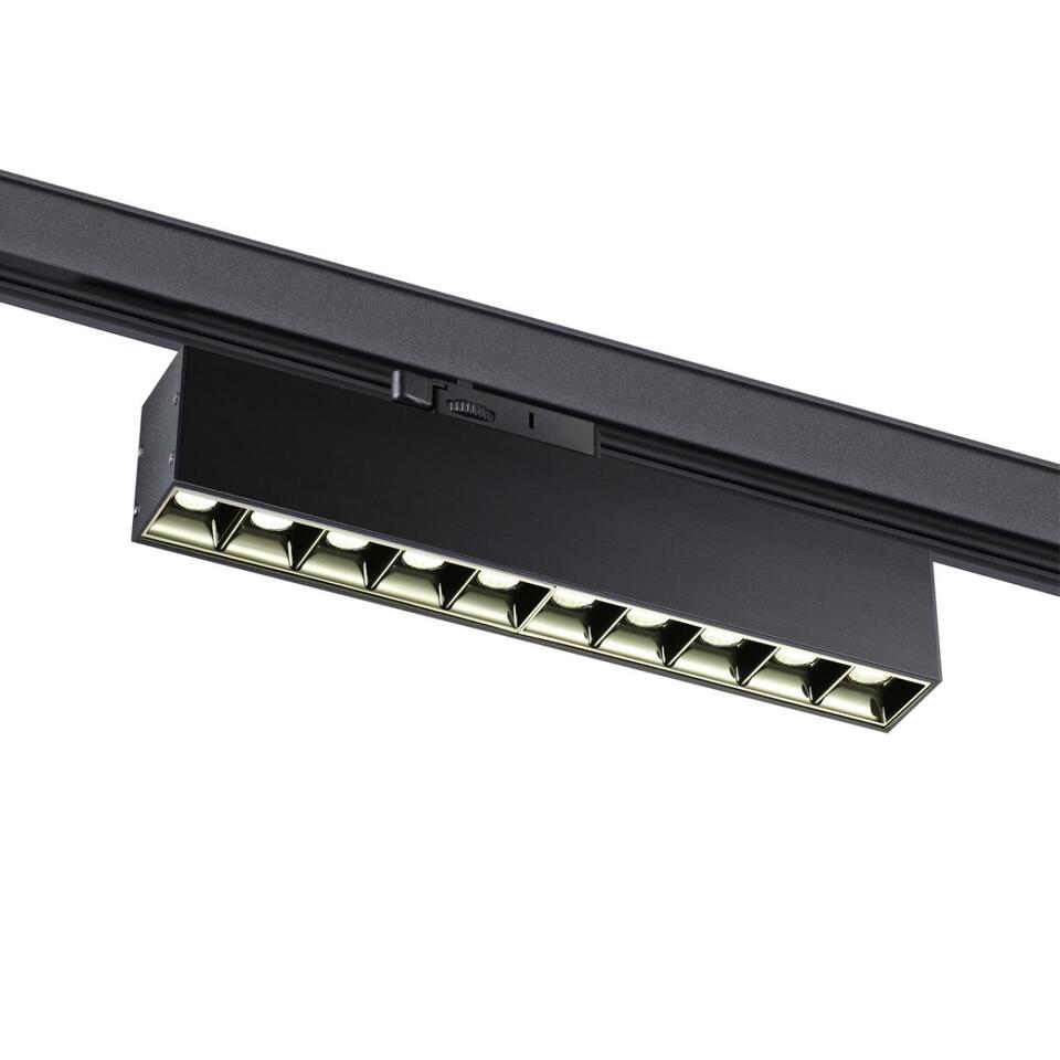 Фото №3  NOVOTECH 358861 PORT NT22 262 черный Светильник трехфазный трековый светодиодный IP20 LED 4000K 16W 220V ITER
