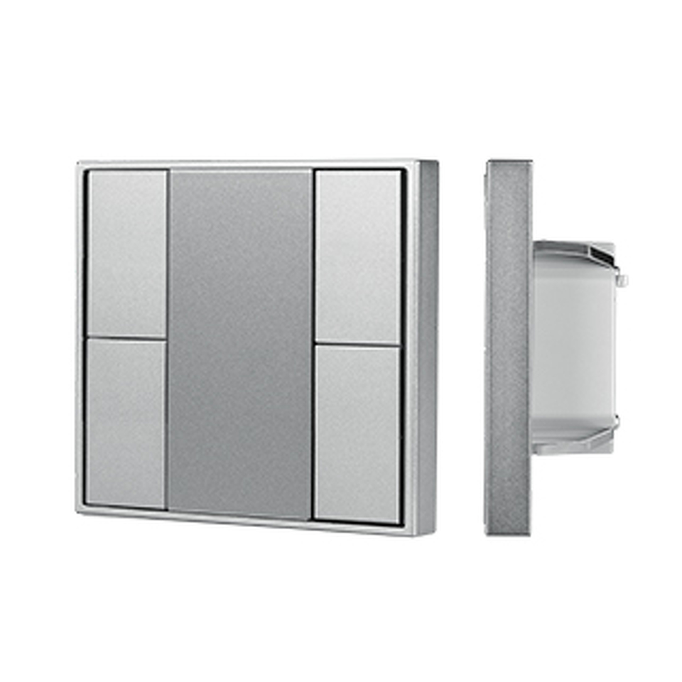 Фото №1  IARL INTELLIGENT ARLIGHT Кнопочная панель DALI-201-23-4K-D2-IN Silver (BUS, Frame) ( IP20 Металл, 3 года)