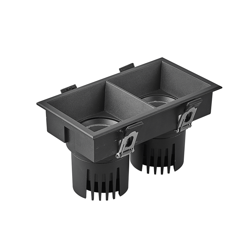 Фото №1  Arlight Светильник MS-FLOW-BUILT-S157x85-2x12W Day4000 (BK, 38 deg, 230V) ( IP20 Металл, 5 лет)