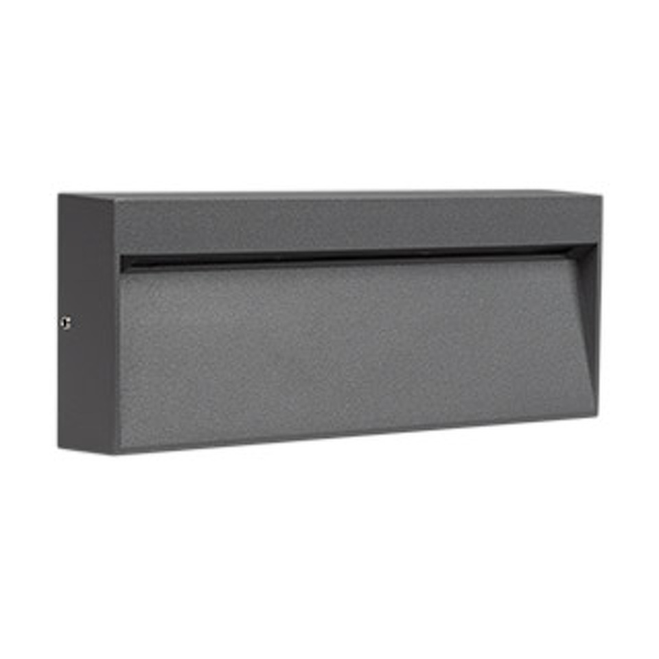 Фото №1  Arlight Светильник LGD-TRACE-S200x80-8W Warm3000 (GR, 65 deg, 230V) ( IP65 Металл, 3 года)