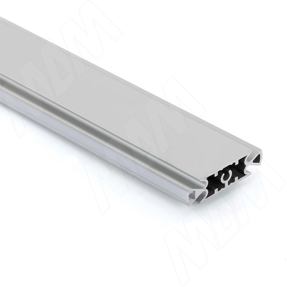Фото №3  PULSE SLIM Несущий профиль под светодиодную ленту, серебро (анод), L-3000 мм (SL3520PR-AL)