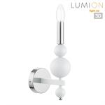 Превью фото №1  LUMION 8260/1W MODERNI LN26 126 белый/хром, металл Бра E14 1*40W 220V NANA