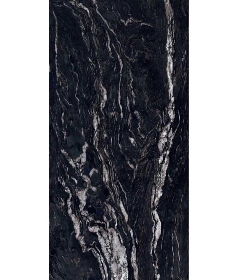 Фото №12  Плитка ABK Керамическая плитка SENSI GEMS TITANIUM BLACK LUX+ RET 60X120