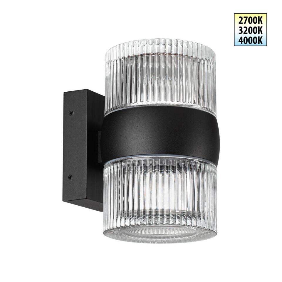 Фото №7  NOVOTECH 359718 STREET NT25 718 черный Светильник ландшафтный с переключателем цв. температуры IP65 LED 16W 100-240V 2700К/3200К/4000К ESTIMA
