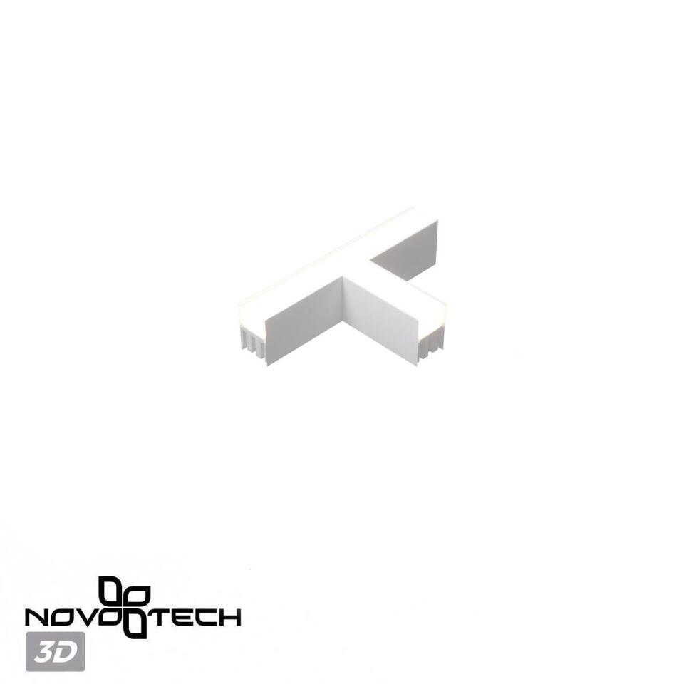 Фото №6  NOVOTECH 359610 OVER NT25 000 белый Светильник соединитель «Т» с переключ. цв. температуры IP20 LED 12W 220-240V 3000К\4000К\6000К FATTO