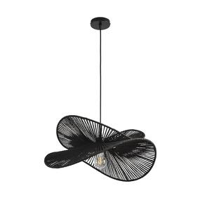Фото LUMION 8382/1 ECO LN26 320 черный, металл/джутовый шнур Подвес E27 40W 220V ROPE