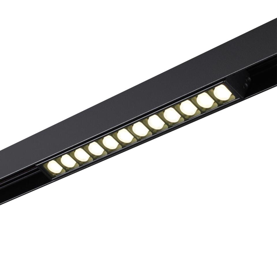 Фото №7  NOVOTECH 358418 SHINO NT20 152 черн Трековый светильник для низков. шинопровода IP20 LED 4000K 12W 48V FLUM