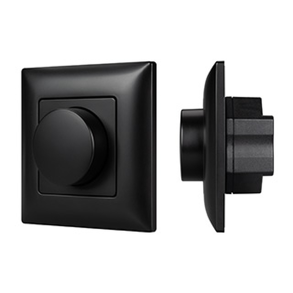 Фото №1  Выключатель IARL INTELLIGENT ARLIGHT Роторная панель SMART-TRIAC-601-32-DIM-IN Black (230V, 1.5A, 2.4G) ( IP20 Пластик, 5 лет)