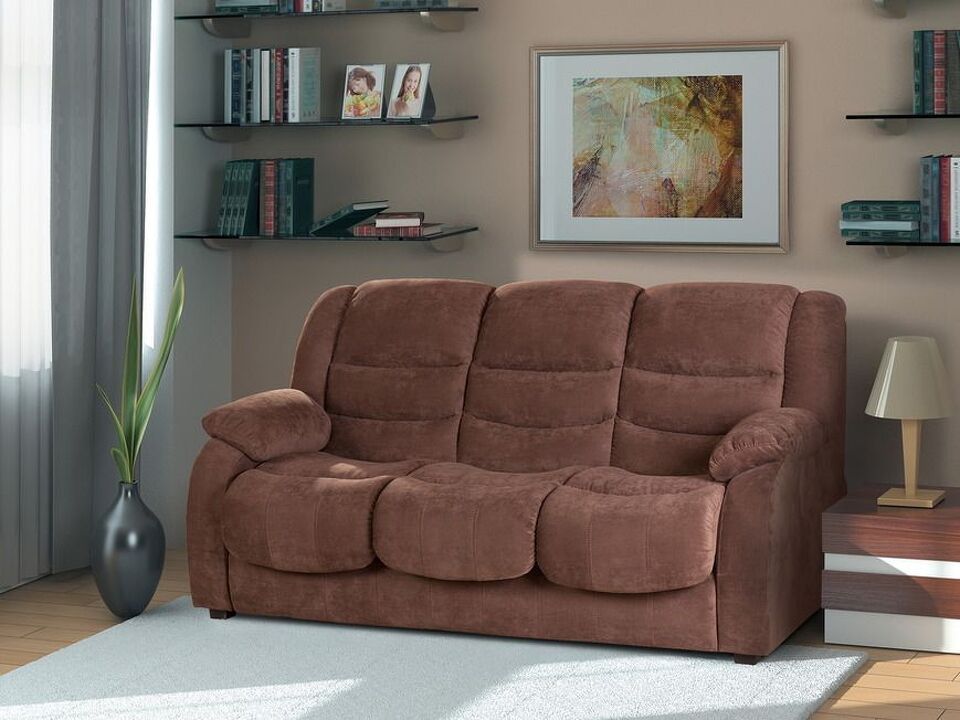 Фото №7  Диван Top concept Ридберг 2 диван-кровать прямой велюр шоколад