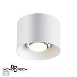 Превью фото №1  NOVOTECH 358651 OVER NT21 390 белый Светильник накладной светодиодный IP20 LED 4000К 12W 220V PATERA