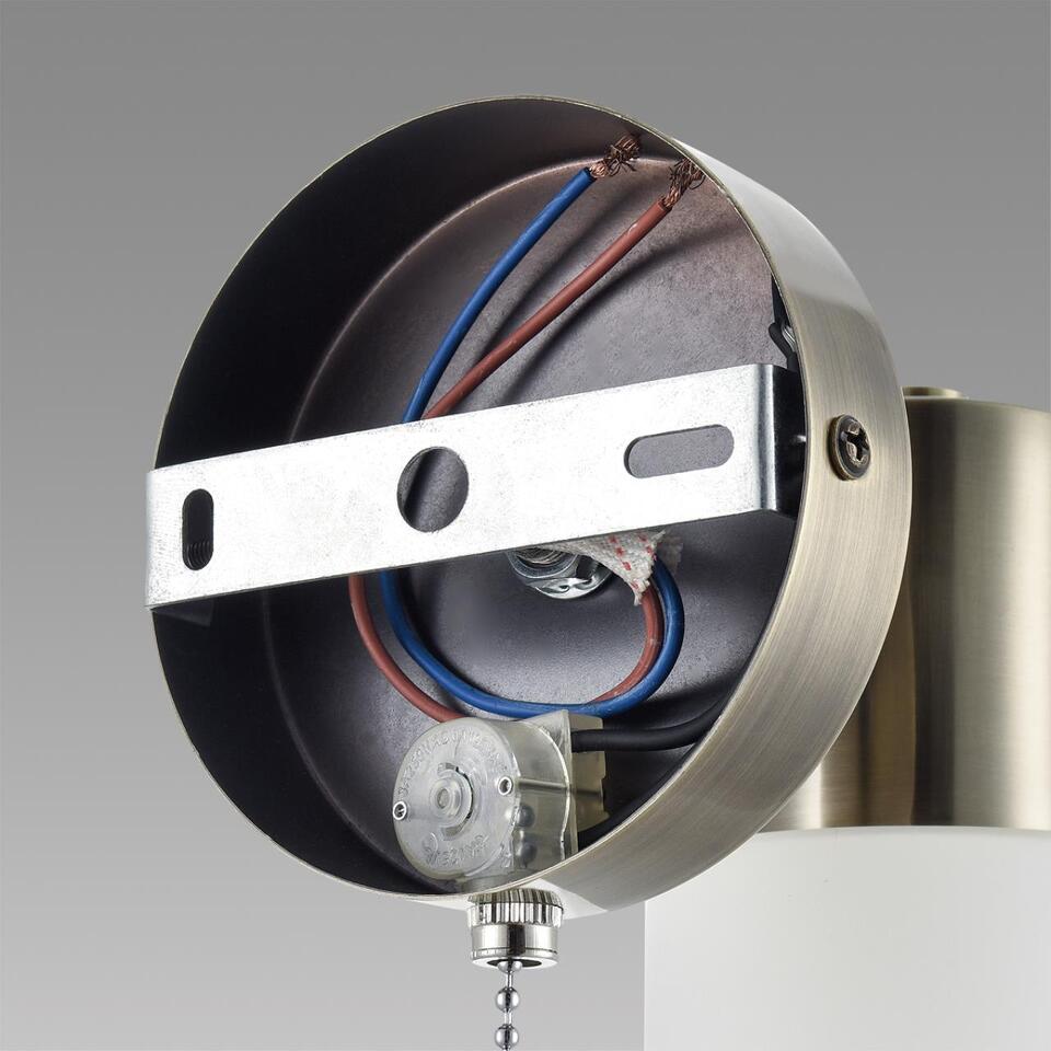 Фото №8  LUMION 8100/1W COMFI LN26 106 бронза/белый металл/стекло Бра Е14 1*40W 220V MAVE