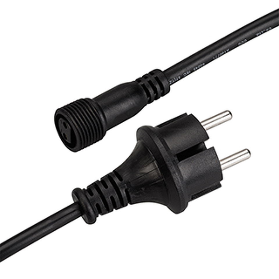 Фото №1  Ardecoled Шнур питания ARD-CLASSIC-BALL-LIVE-1.5M Black (230V, 1.6A) ( Закрытый)