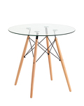 Превью фото №1  Стол Eames DSW NEW D80 стеклянный