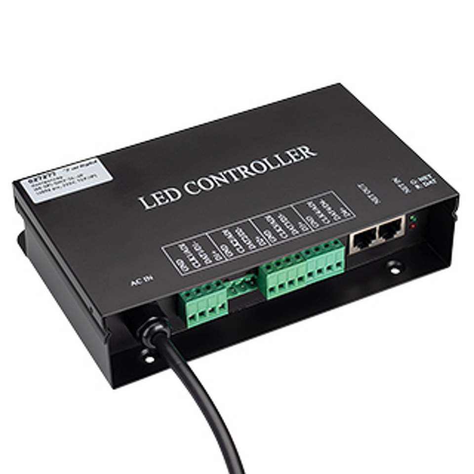 Фото №1  Arlight Контроллер HX-SPI-DMX-SL-4P (4096 pix, 220V, TCP/IP, add, ArtNet) ( IP20 Металл, 2 года)