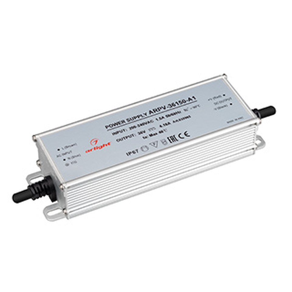 Фото №1  Arlight Блок питания ARPV-36150-A1 (36V, 4.16A, 150W) ( IP67 Металл, 3 года)