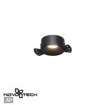 Превью фото №1  NOVOTECH 370996 WIR NT25 000 черный Светильник встраиваемый для ГКЛ потолка IP20 GU10 50W 220V NIMBUS