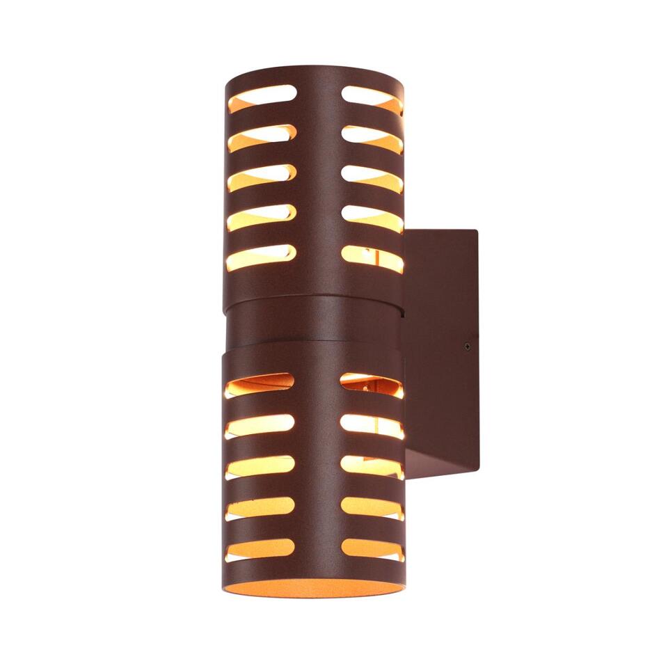 Фото №7  NOVOTECH 359539 STREET NT25 000 коричневый Светильник ландшафтный настенный IP65 LED 2*5W 3000К 100-240V NETZ