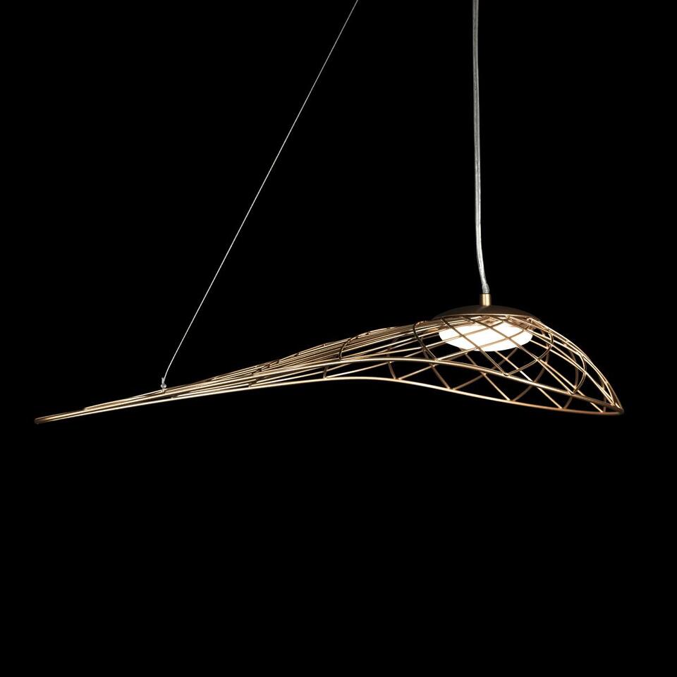 Фото №8  Подвесной светильник 10127/590 Gold Подвесной светильник LOFT IT Tressage
