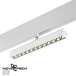 Превью фото №1  NOVOTECH 358609 SHINO NT21 045 белый Трековый светильник для низковольного шинопровода IP20 LED 4000K 12W 48V FLUM