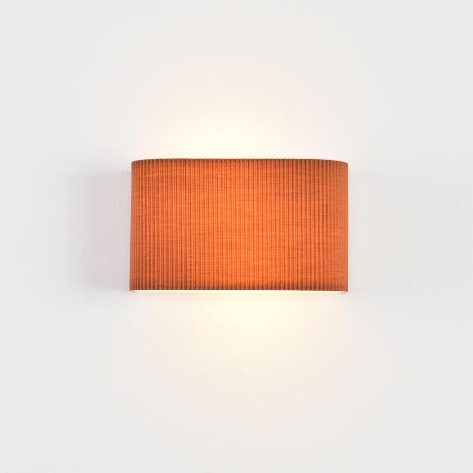 Фото №6  LUMION 8329/2W MODERNI LN26 426 белый/кирпичный, металл/текстиль/пластик Бра E14 LED 2*10W 220V GOFERA