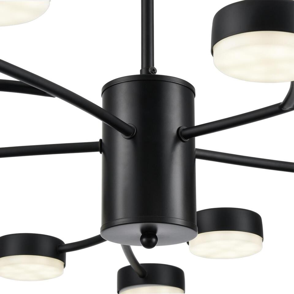 Фото №9  Люстра LUMION 8117/15 COMFI LN26 235 черный, металл Люстра LED GX53 15*7W 220V TORINA