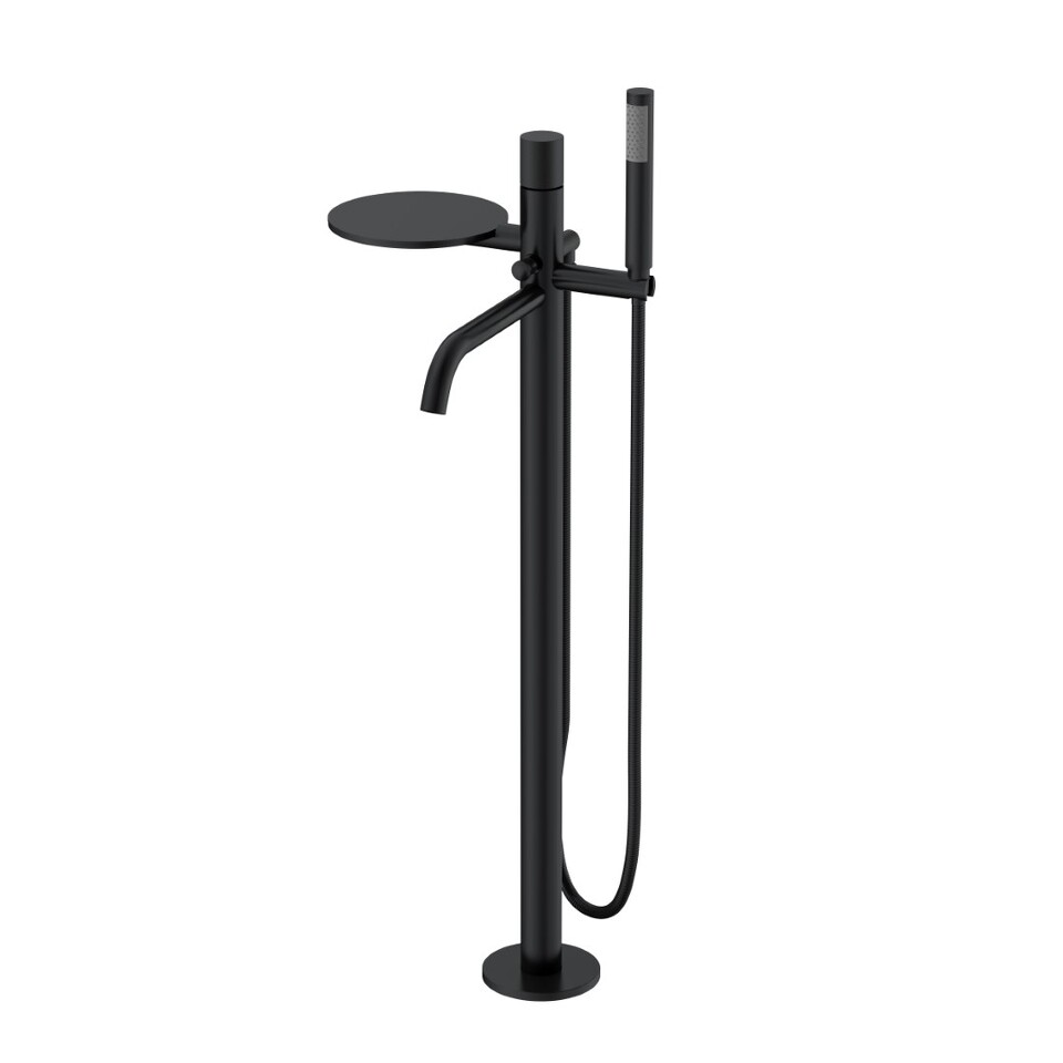 Фото №2  Boheme Смеситель STICK напольный BLACK SPIRALE