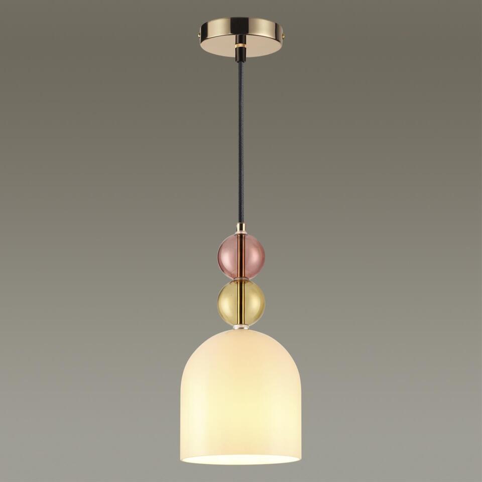 Фото №4  Подвесной светильник LUMION 4589/1A SUSPENTIONI LN26 146 золотой Подвес E27 60W 220V GILLIAN