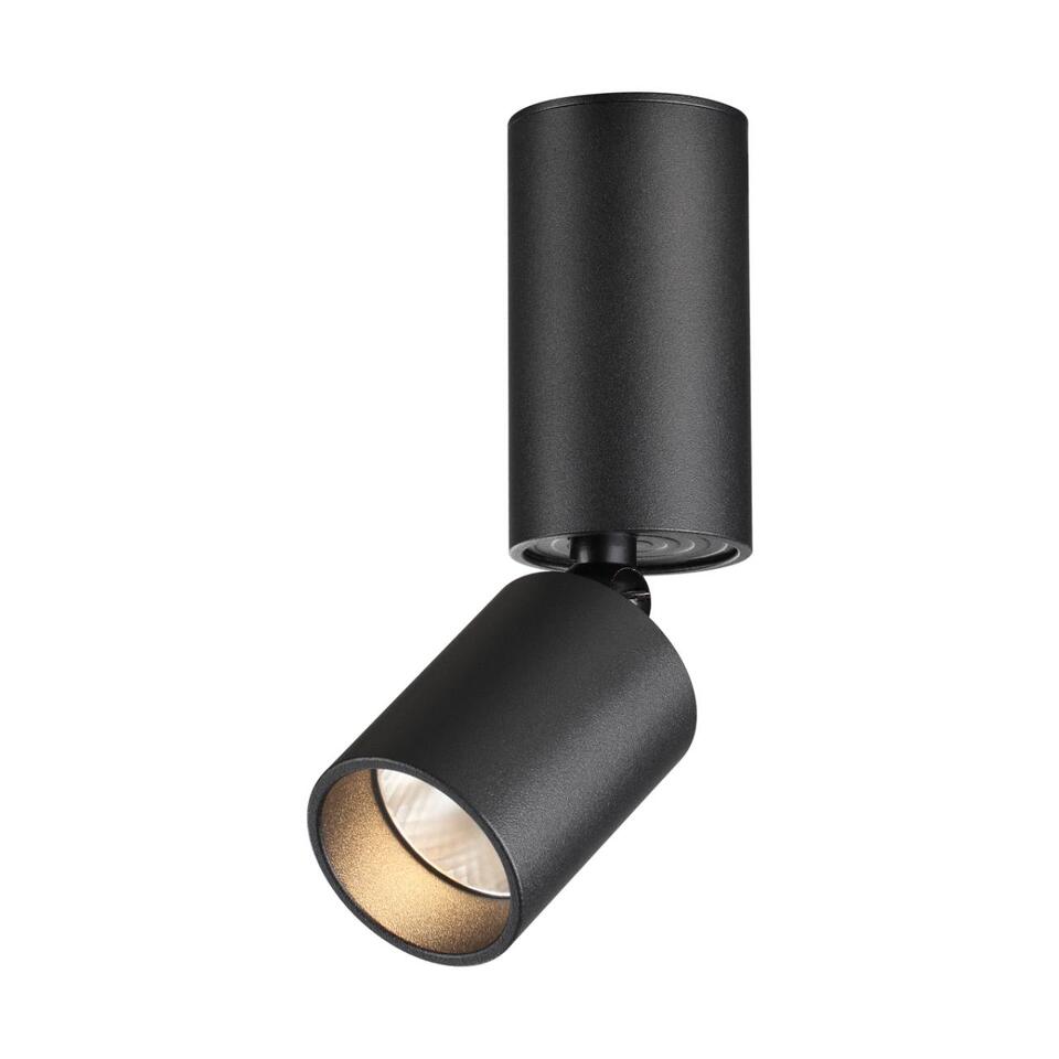 Фото №8  NOVOTECH 359315 OVER NT24 370 черный Светильник накладной светодиодный IP20 LED 5W 85-265V 3000K 600Лм TUBO