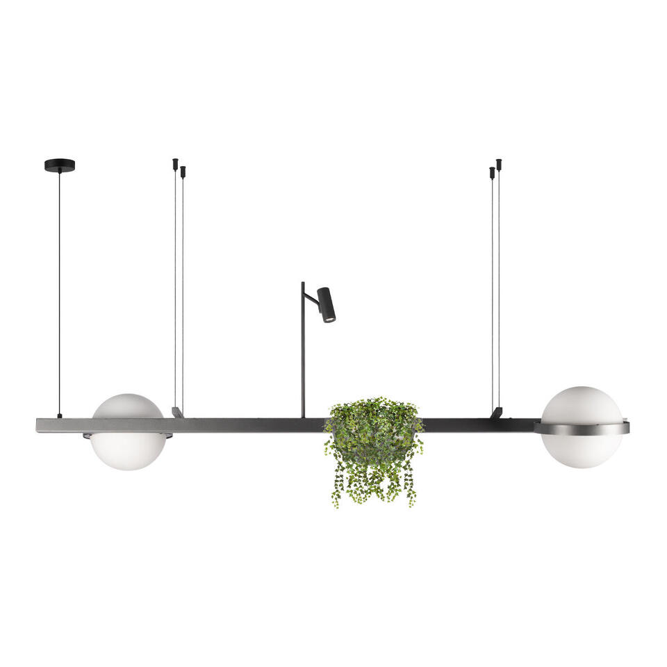 Фото №6  Подвесной светильник 10121/D Dark grey Подвесной светильник LOFT IT Jardin