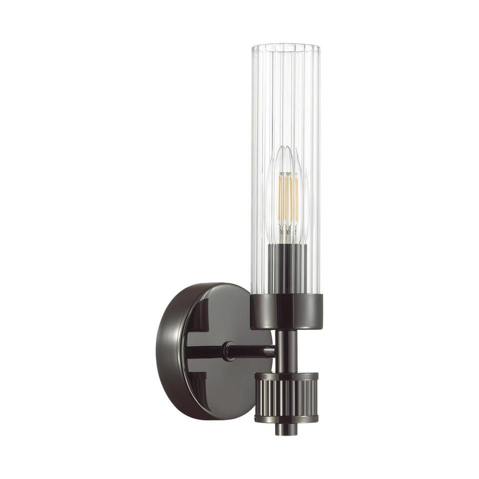 Фото №3  LUMION 5275/1W CLASSI LN26 104 черный хром Бра E14 1*40W 220V KAMILLA