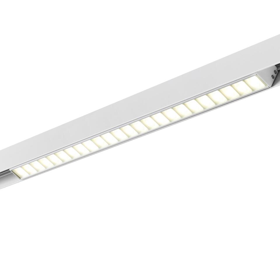 Фото №5  NOVOTECH 358623 SHINO NT21 064 белый Трековый низковольтный св-к диммируемый с ДУ, со сменой цв.температуры IP20 LED 3000~6500К 24W 48V FLUM